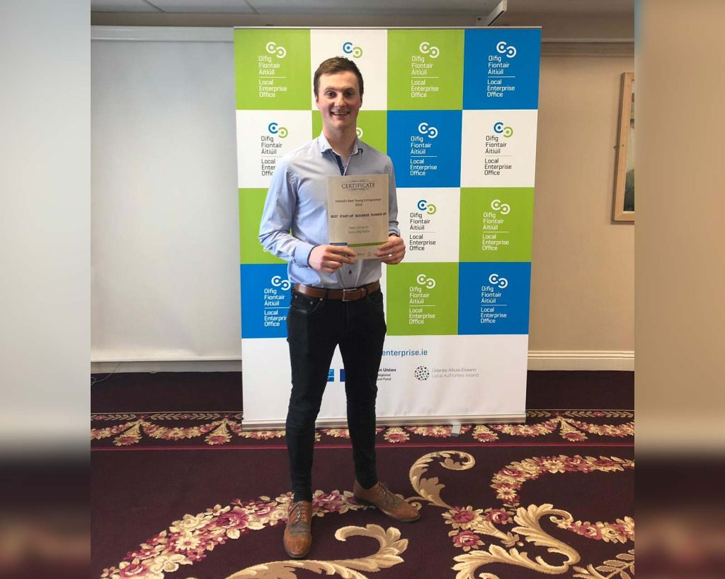 Ireland’s Best Young Entrepreneur, Best Business Idea – Runner Up – Spicy Dog Media….