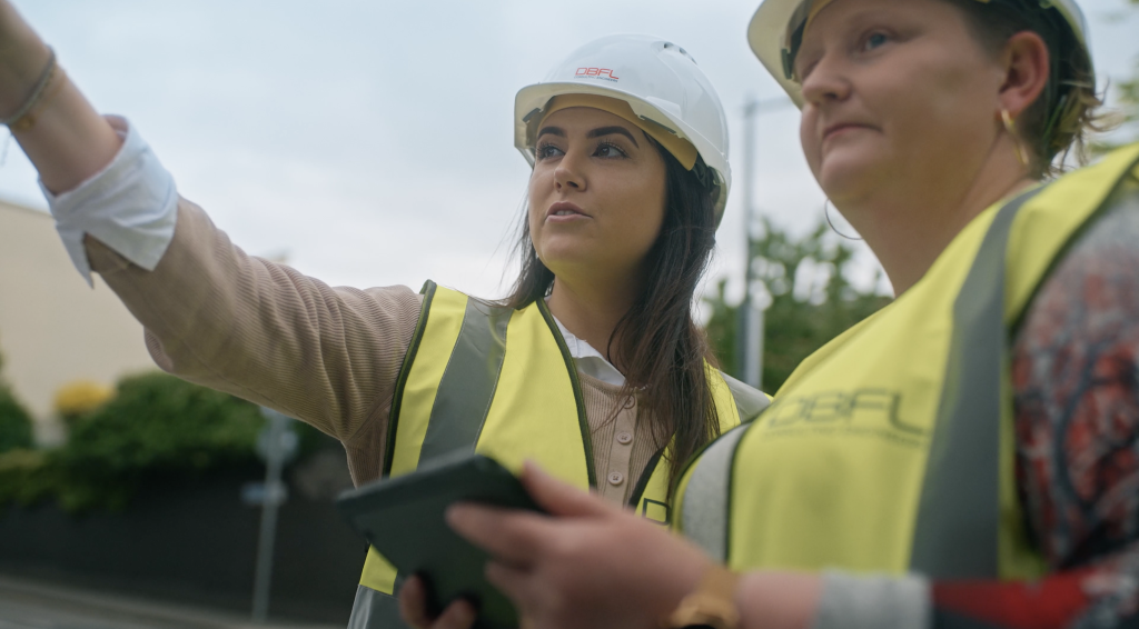 DBFL workers assessing a site